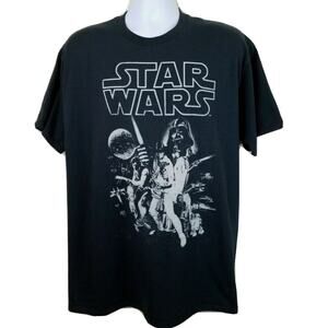Official Star Wars episode IV "A new hope" t-shirt black size XLT